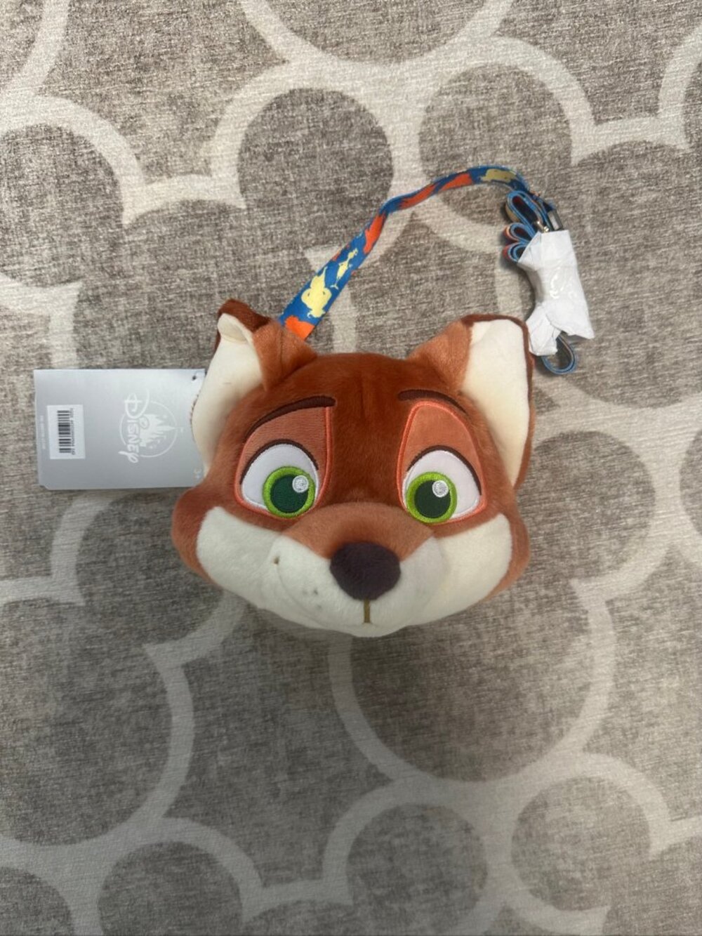 Disney Zootopia Nick Wilde Plush Crossbody Bag Purse NWT